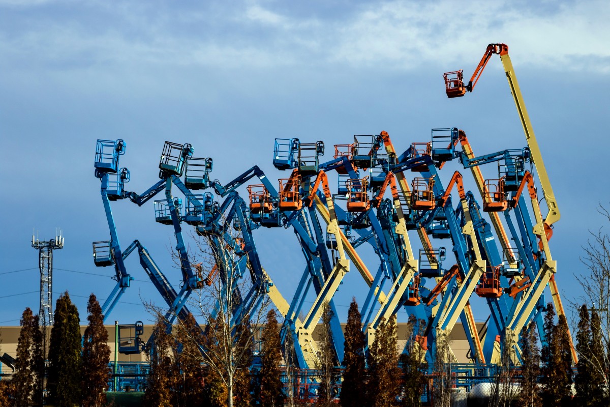 Heavy equipment rentals can be secured with GPS tracking